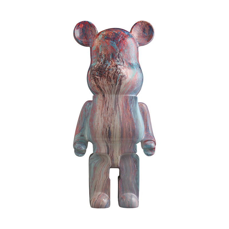 30公分大bj流桌面摆件客厅装饰品电视柜流体熊以直播间实物为准