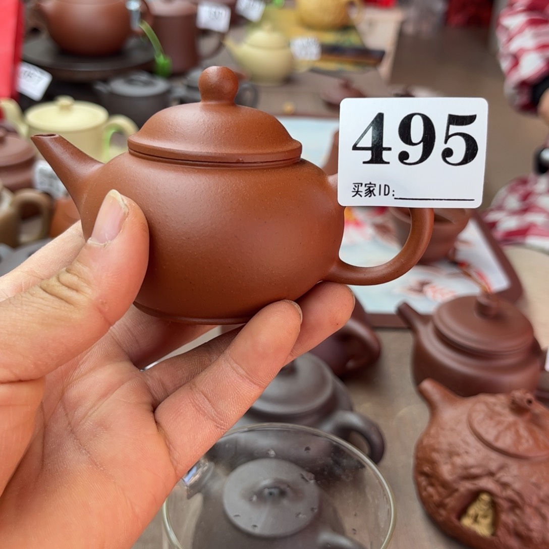紫砂茶壶小红泥水平120左右
