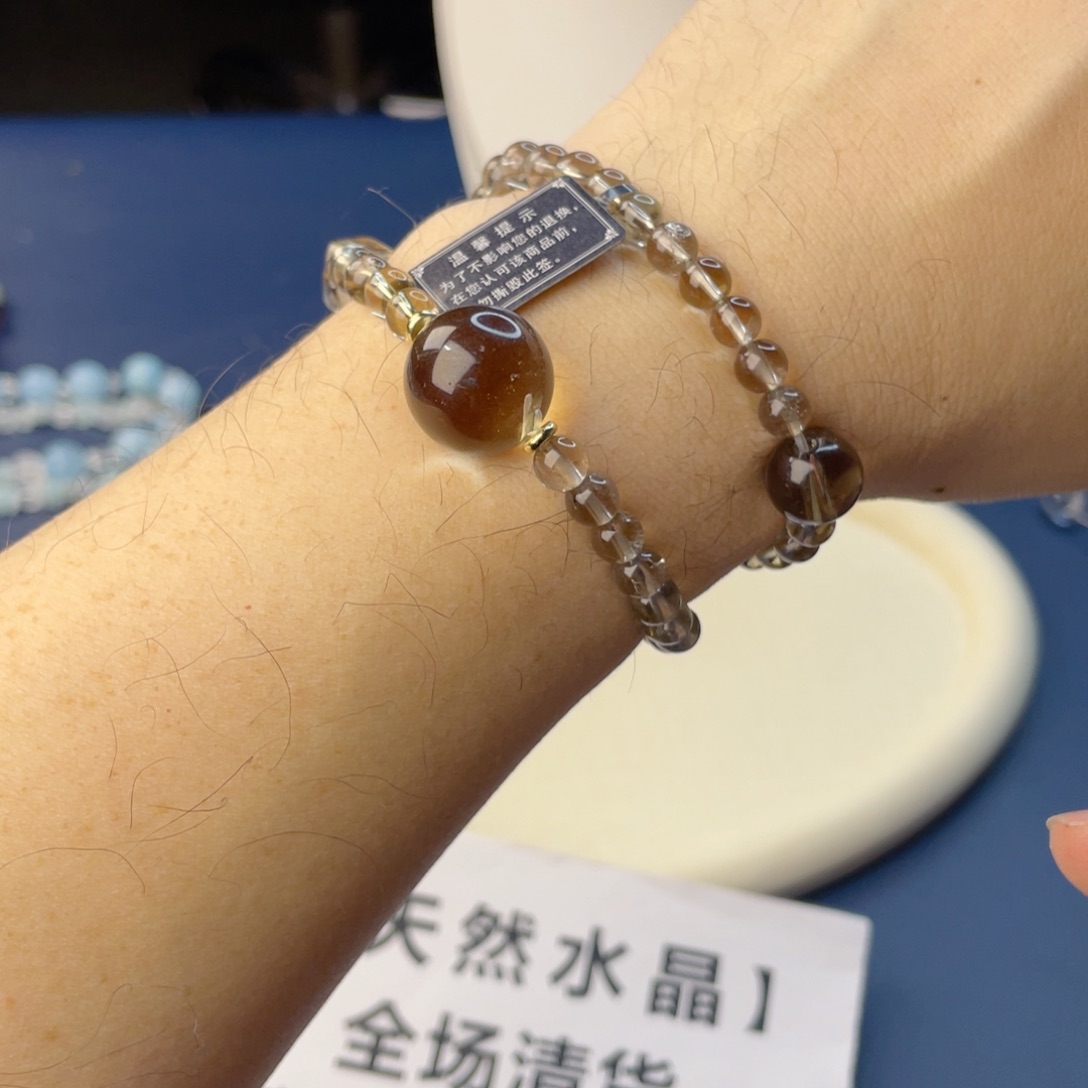 手链水晶银S925镶嵌