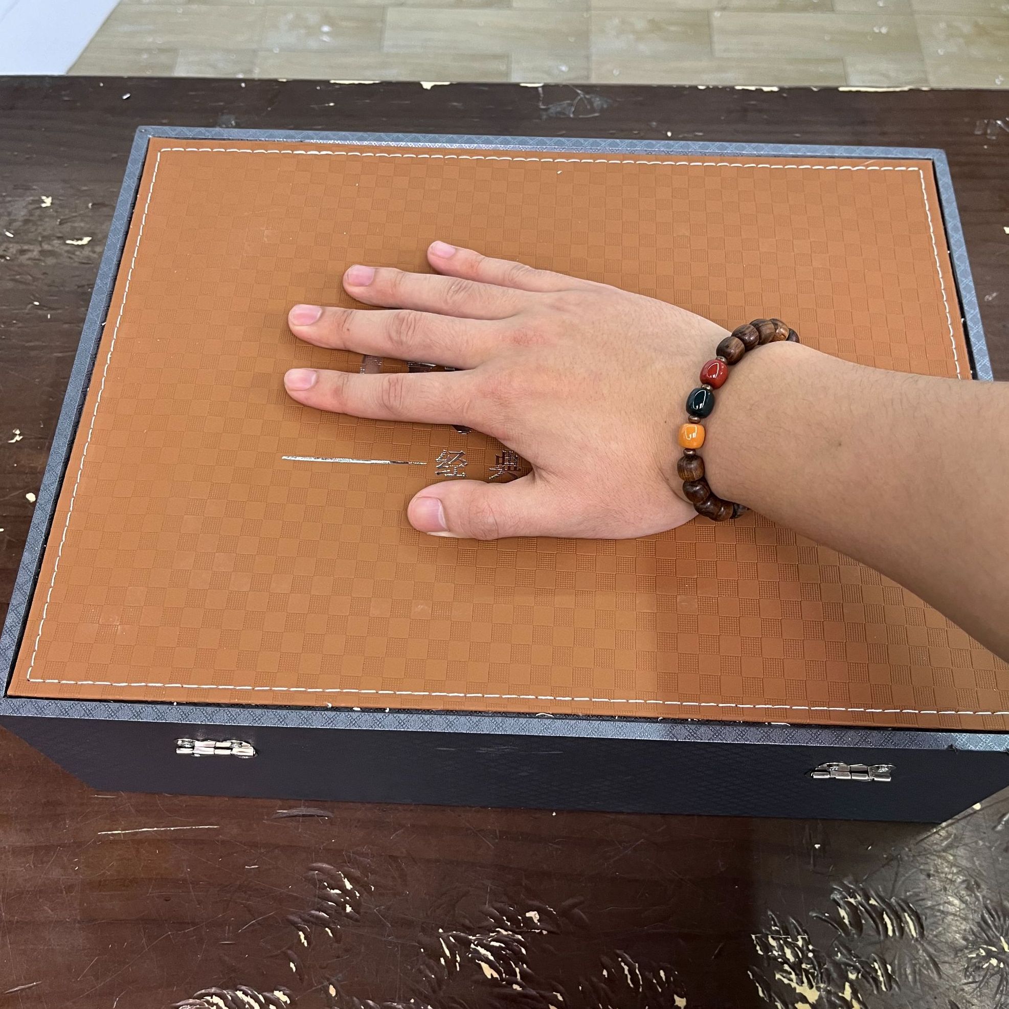 【闪购商品】国礼高端茶具套组12头听泉堂台泥汝窑