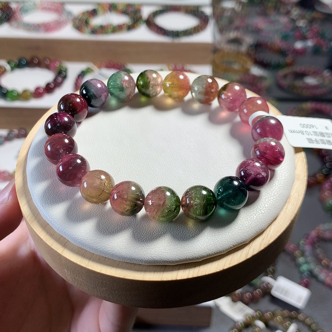 手链碧玺未镶嵌10.8mm