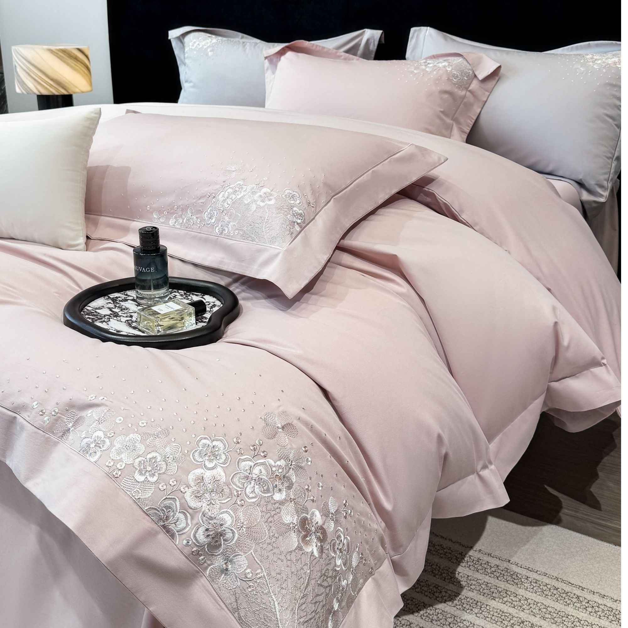 【 花千骨 2025新款 】四季款高端斜纹全棉 绣花工艺四件套