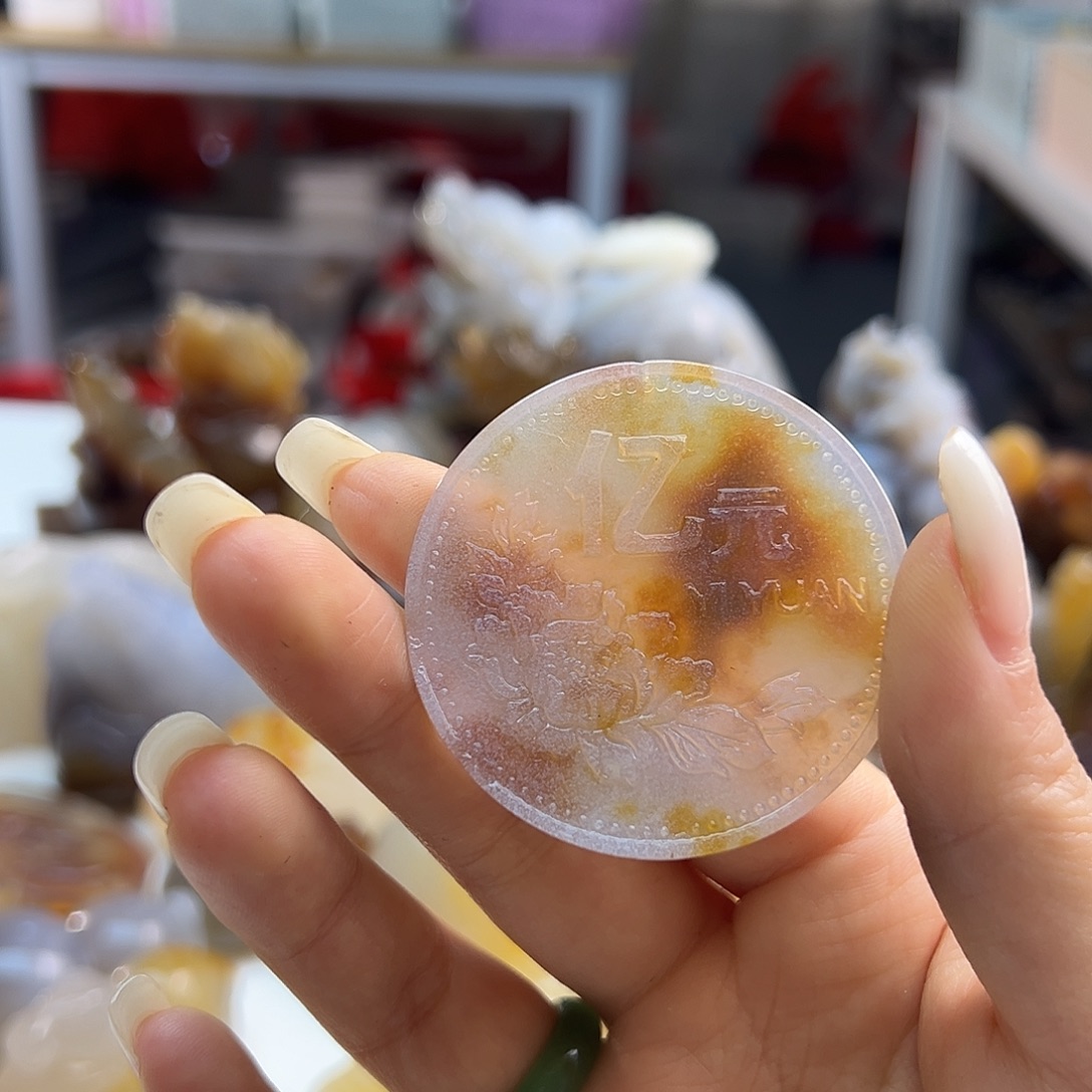 玛瑙/玉髓未镶嵌吊坠(不含链)