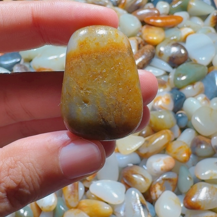 和田玉未镶嵌挂件18克