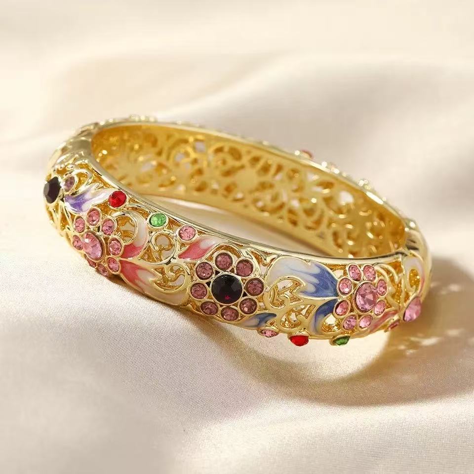 【吴总专属】复古风镂空雕花开口镯