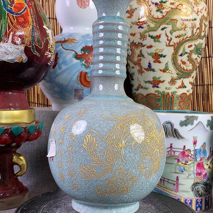 摆件瓷器真的很漂亮的