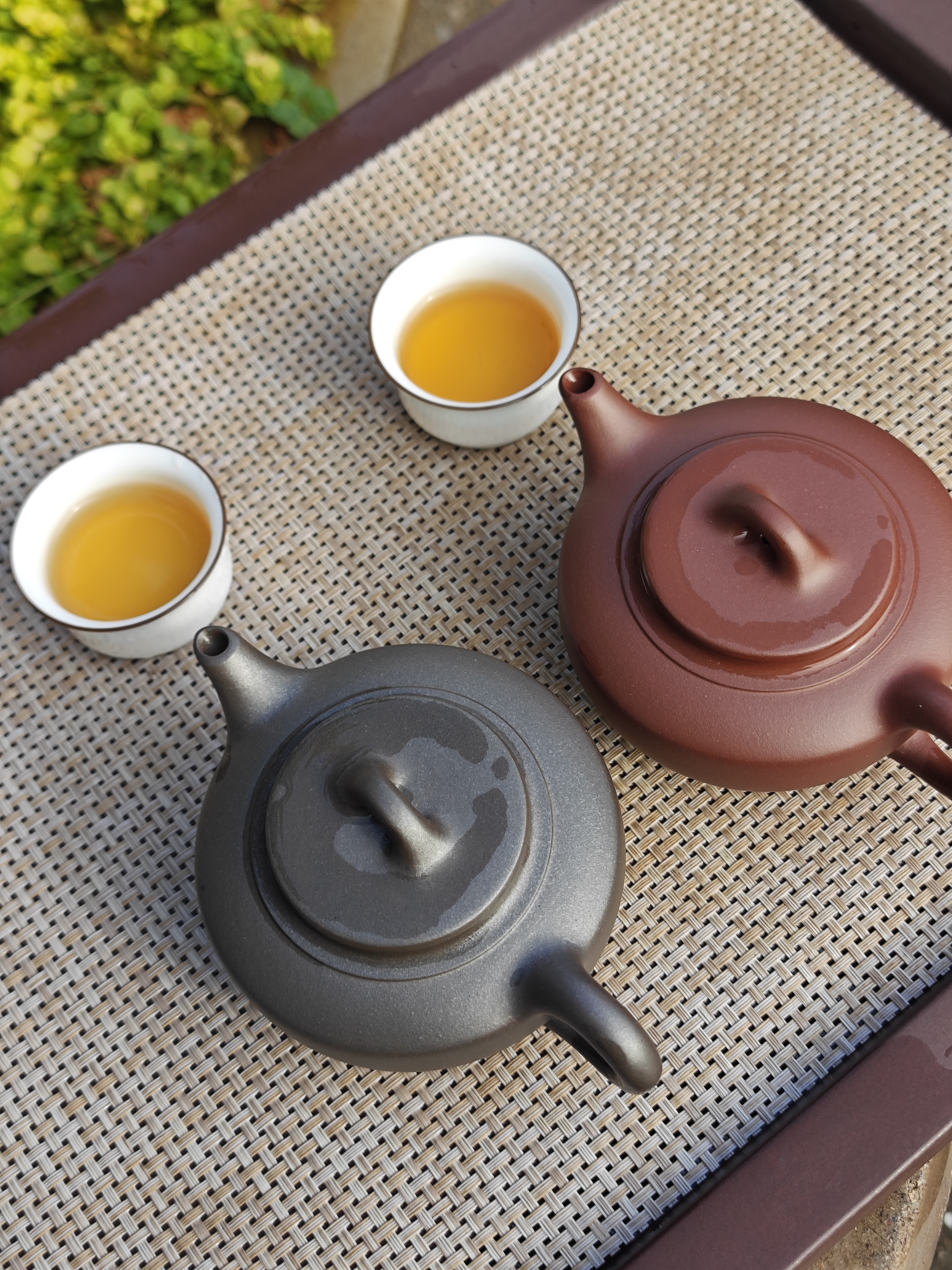 宜兴紫砂手工制作扁石紫泥还原烧（单一价格，可选）
