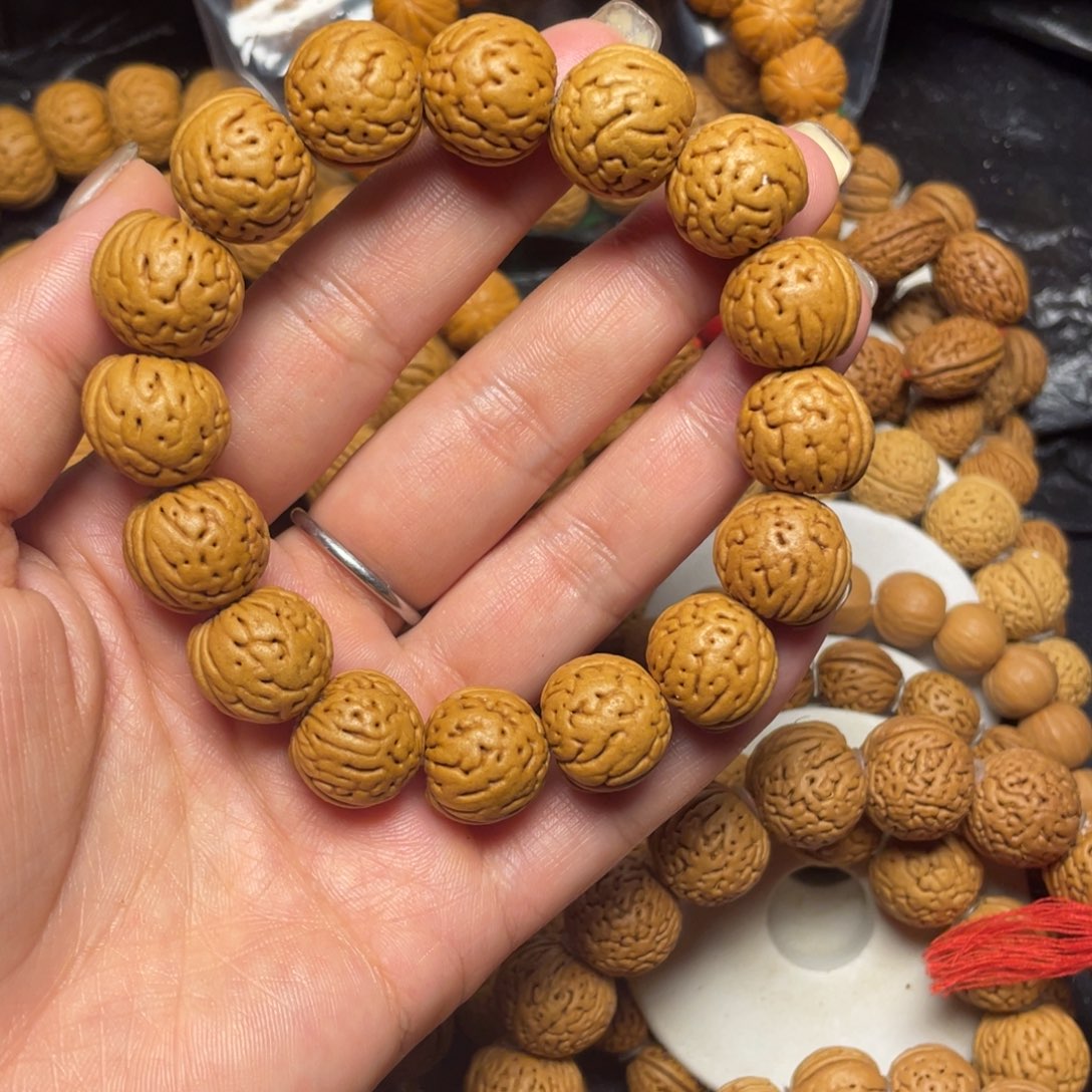 桃木桃核手串15+金丹