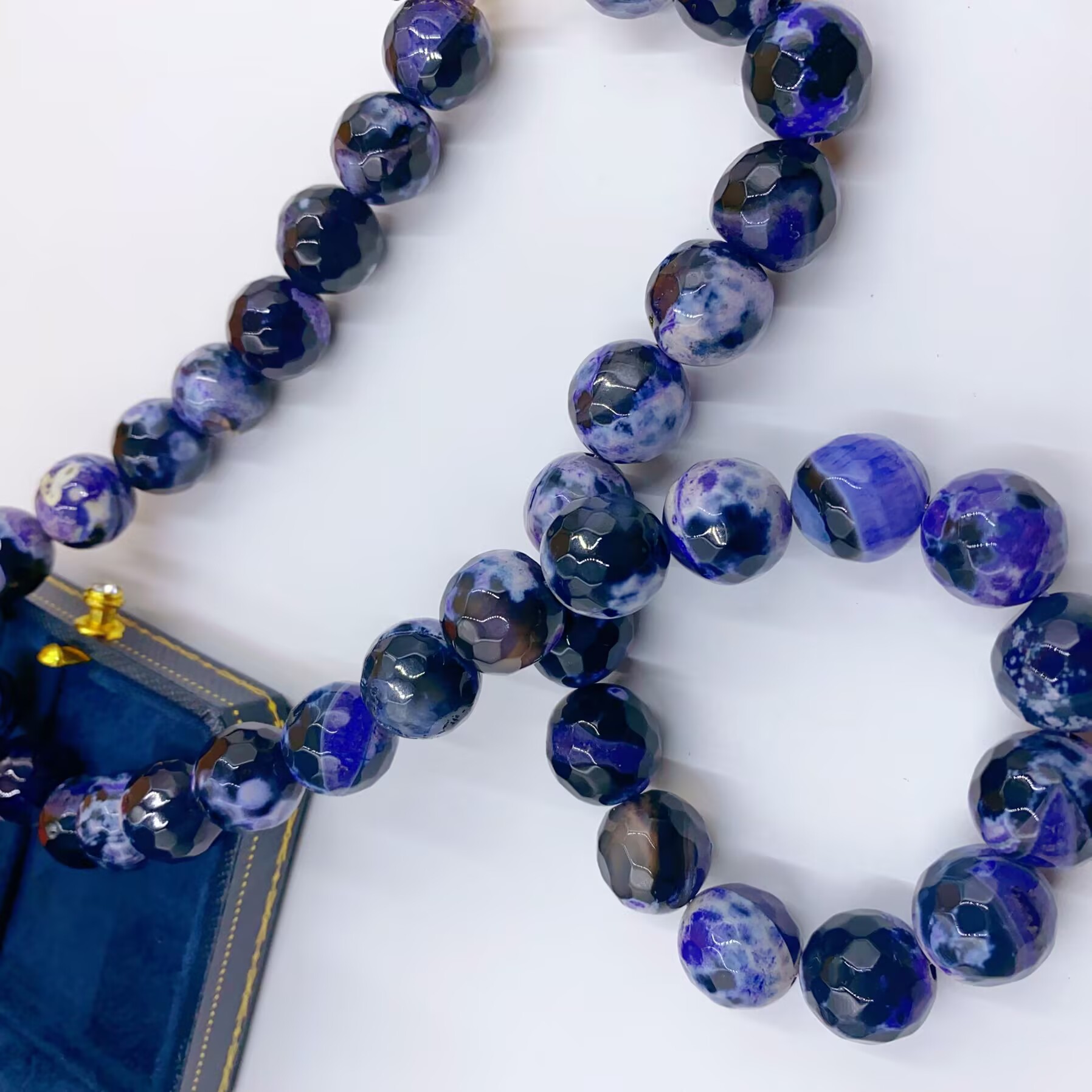 项链 MN235   深蓝色珠珠项链多样性发货