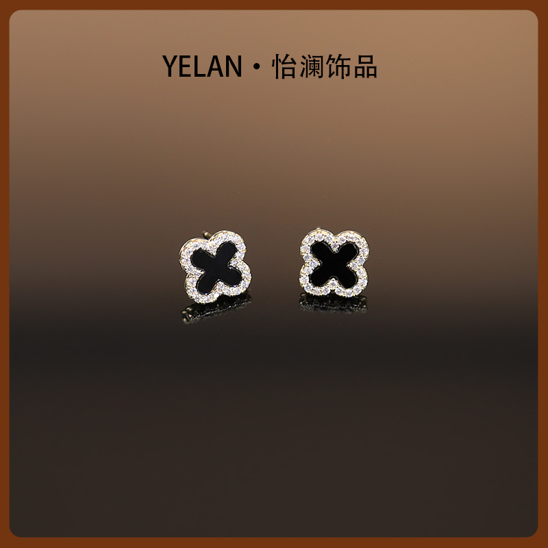合金耳饰 【YILEN 怡澜】百搭设计师耳钉~2195