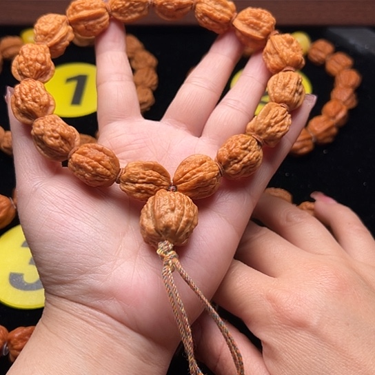 文玩核桃手串小金蟾