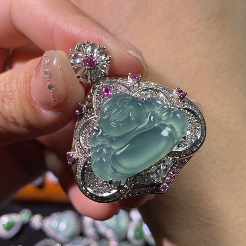 【闪购商品】翡翠颈饰未镶嵌你***.分两单