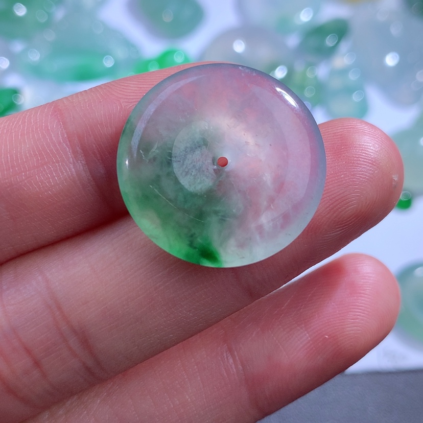 【闪购商品】翡翠颈饰未镶嵌缅甸A货翡翠