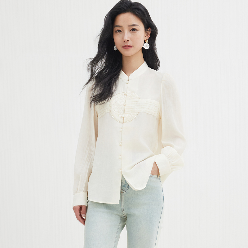 【尚雅】佳人苑衬衫秋季新款J432411