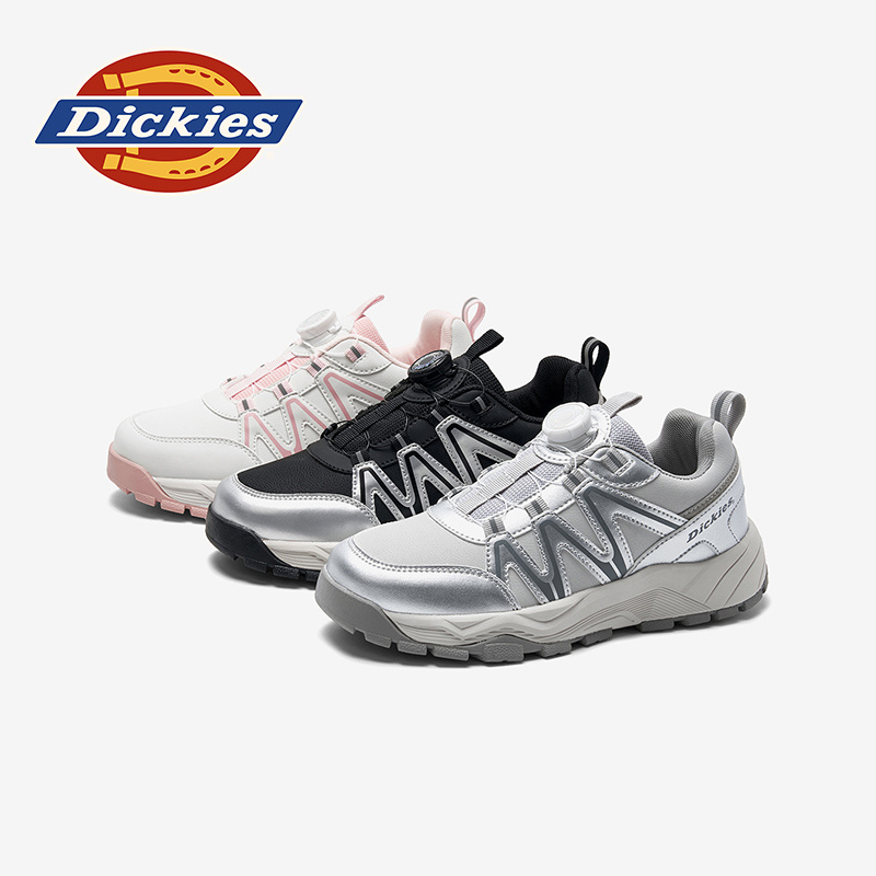 dickies童鞋男童2025新款秋季中大童儿童运动鞋女童旋转扣跑步鞋
