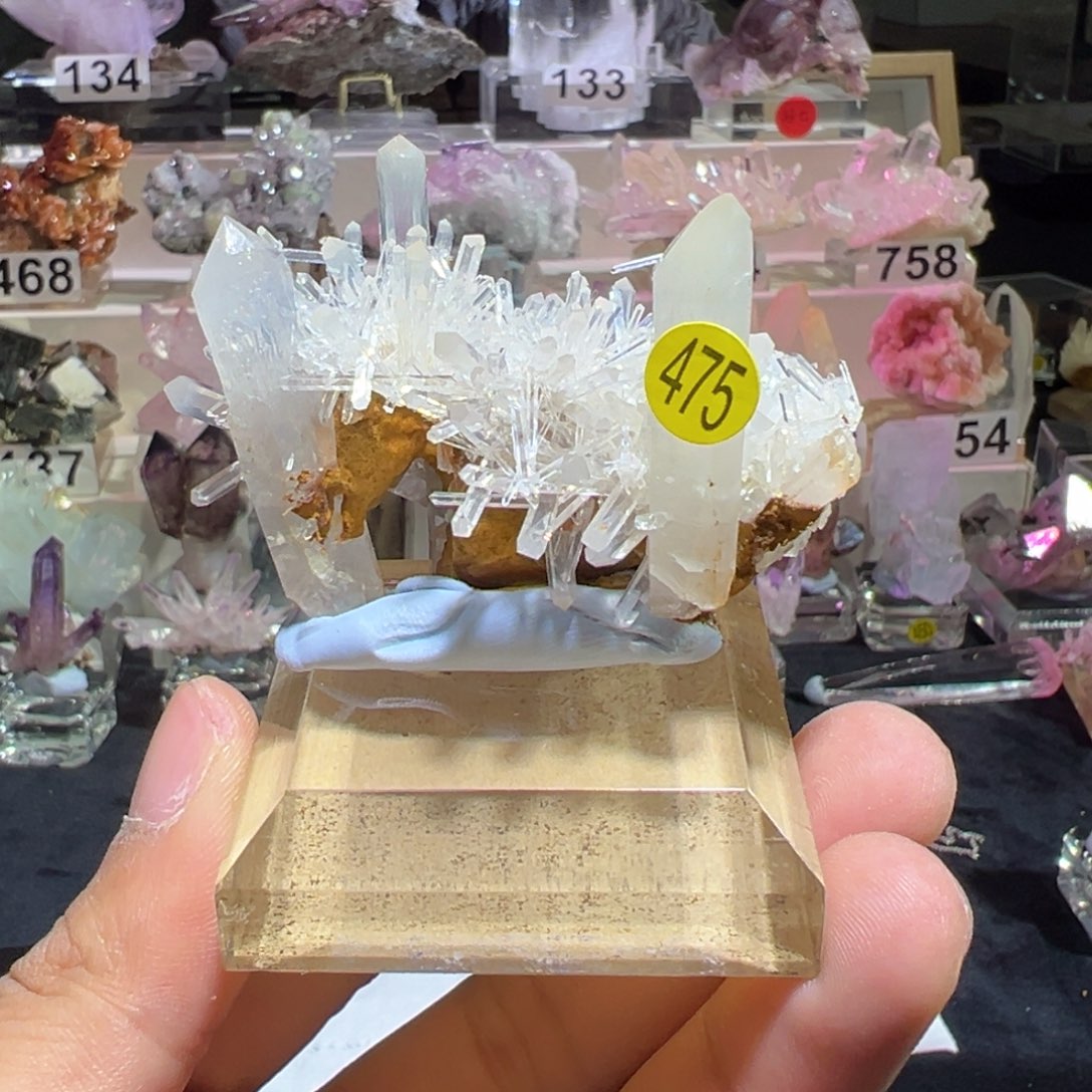 未镶嵌水晶珠宝半成品