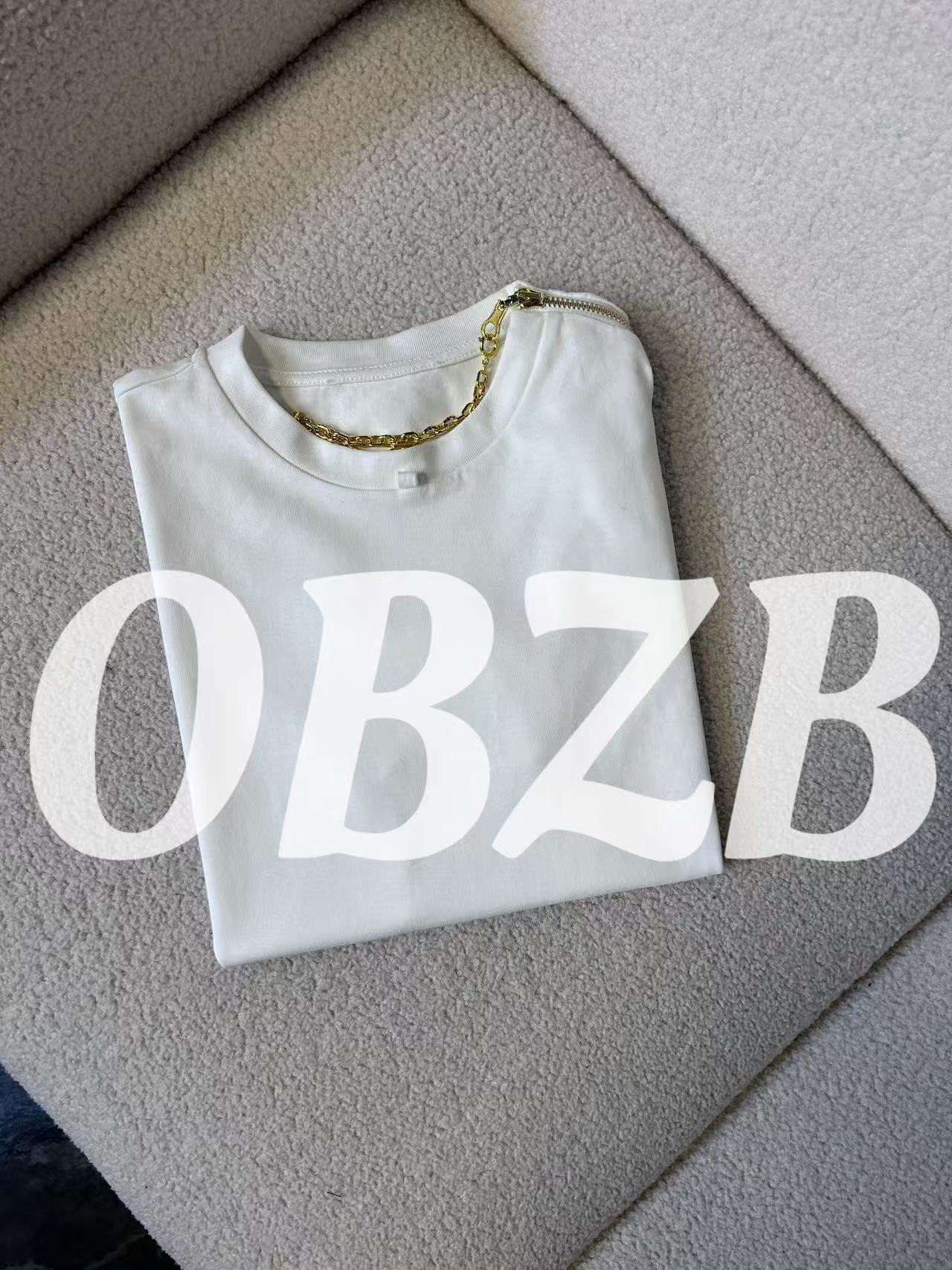 OBZB【L白色短袖】女款舒适百搭新款内搭外搭1033