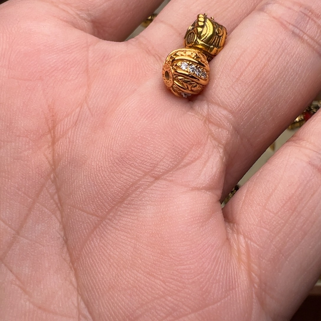 明***心铜铁合金类卡八凯旋加飞行员腰珠一颗