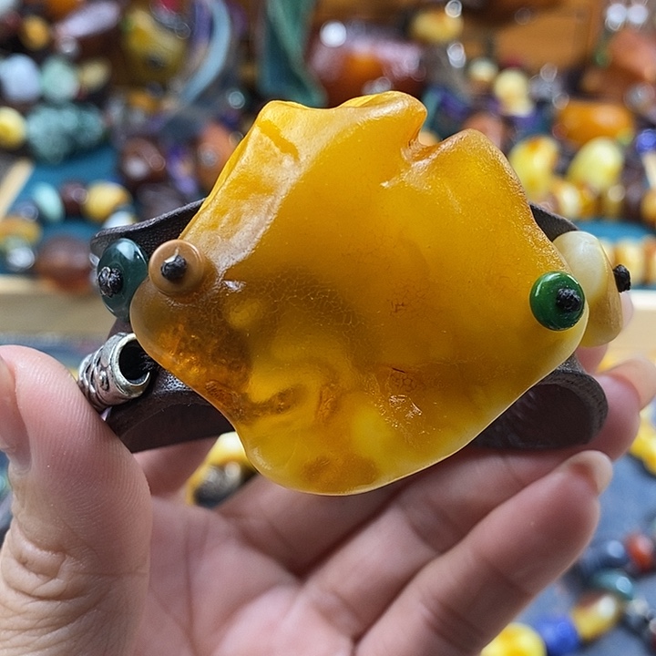 蜜蜡未镶嵌手镯手镯