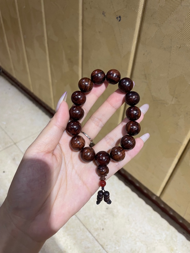 海南黄花梨老料油梨1.5手串