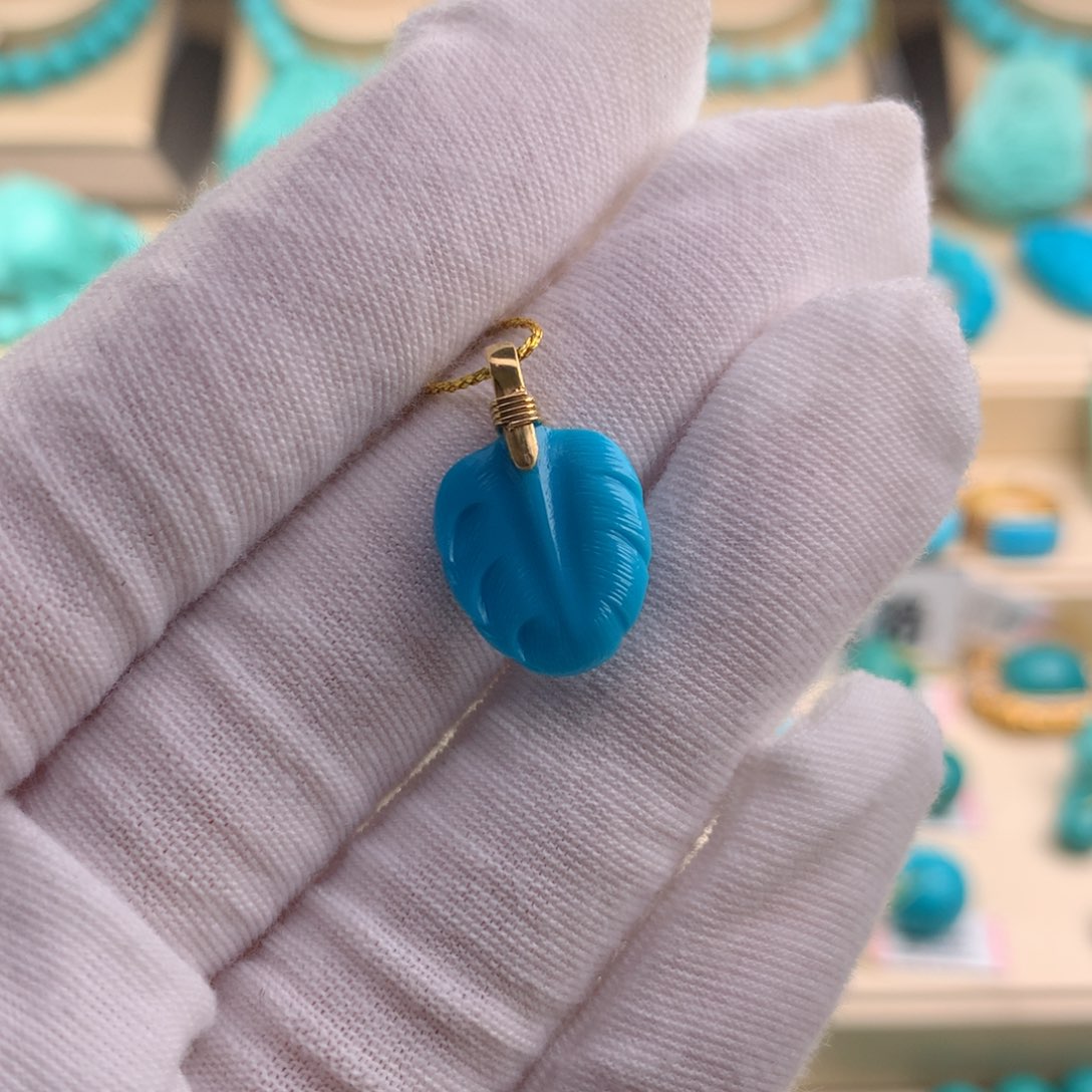 绿松石珠宝奇石未镶嵌