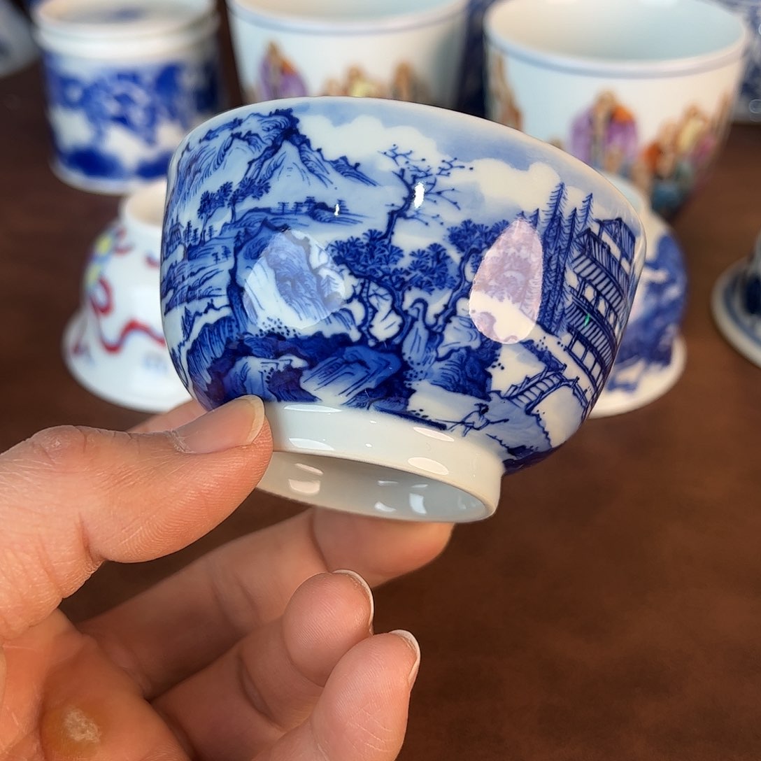 杯景德镇全手工手绘陶瓷