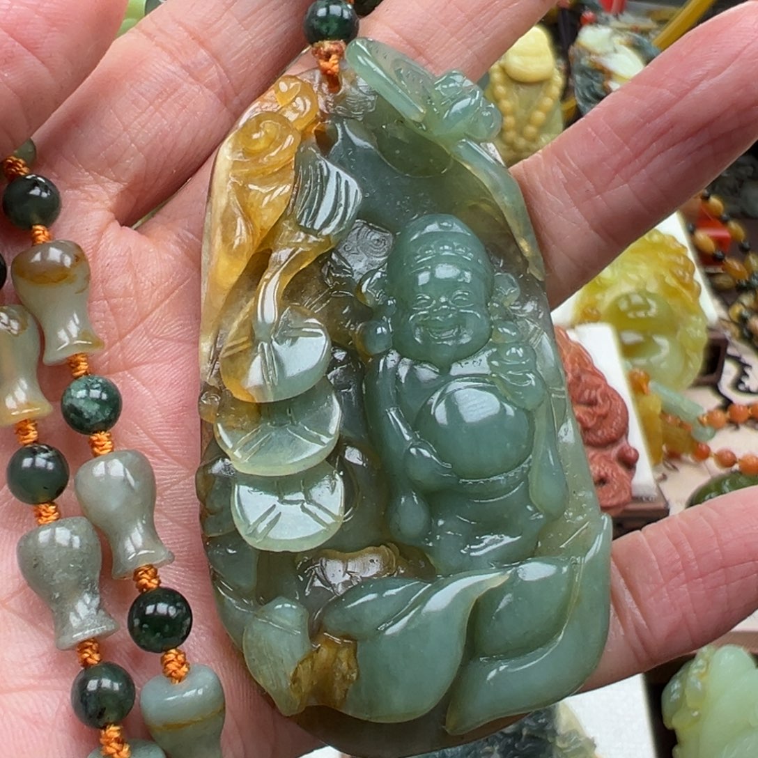 霞***光岫玉未镶嵌挂件挂件