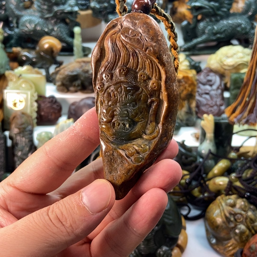 岫岩河磨玉（透闪石质玉）未镶嵌挂件