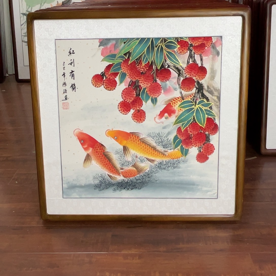国画带框尺寸63*63厘米