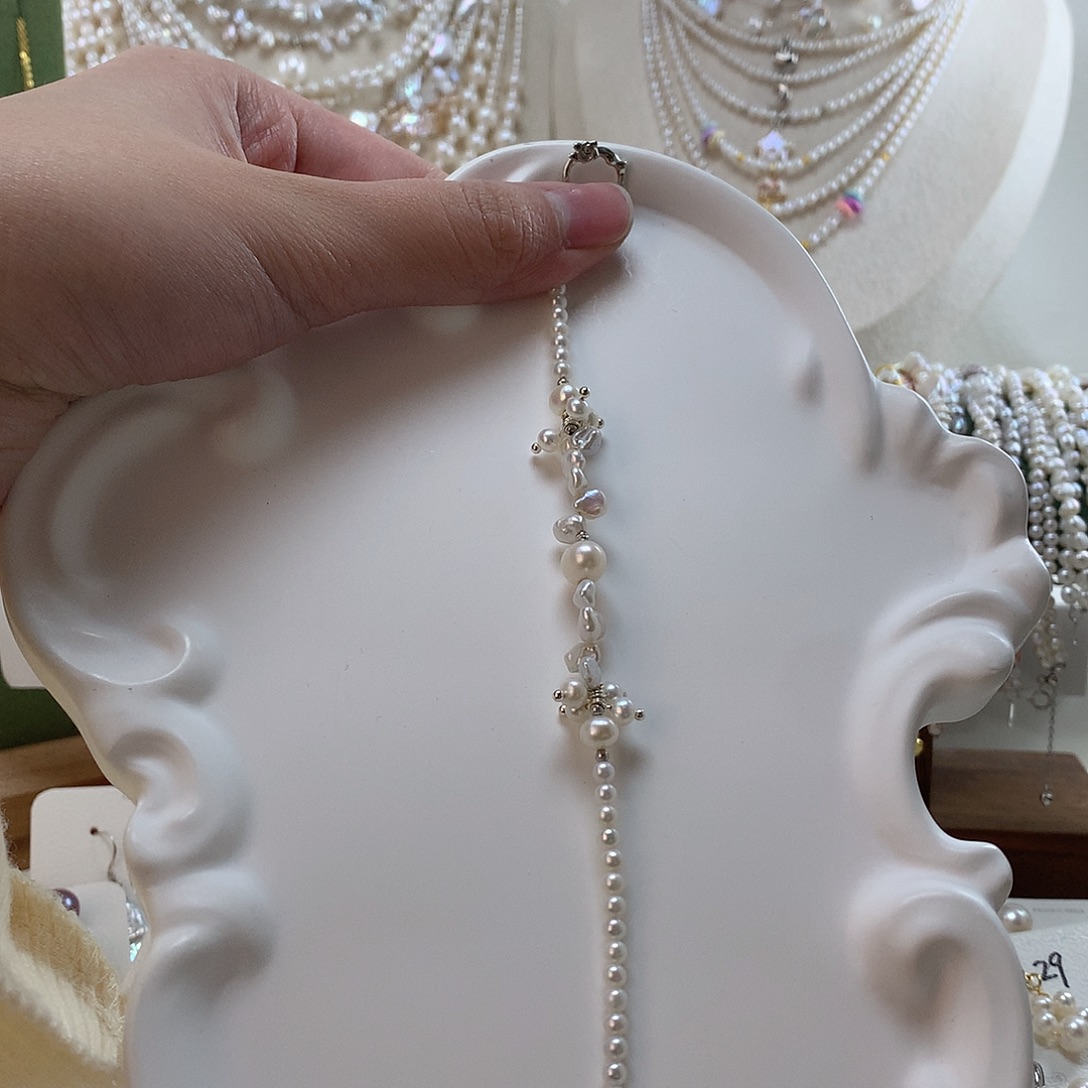 淡水珍珠合金手绳