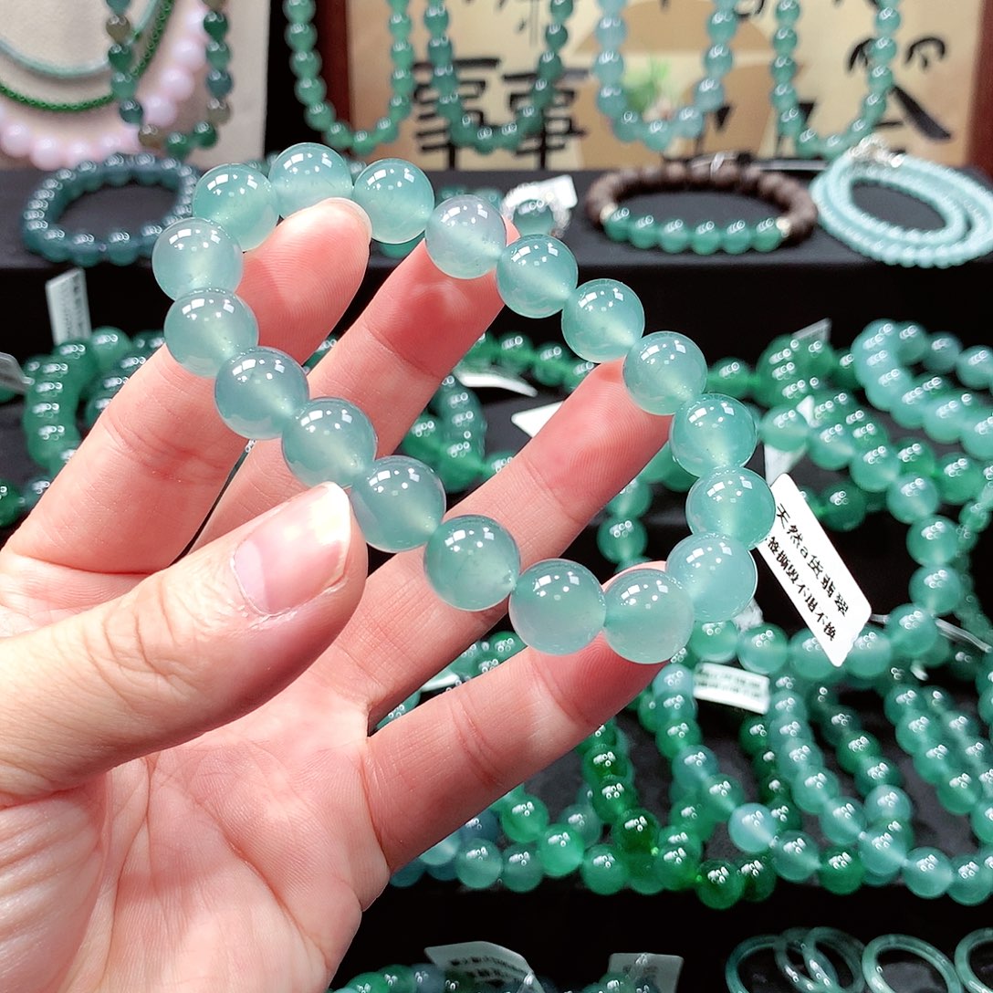 f***n翡翠未镶嵌手链卡12