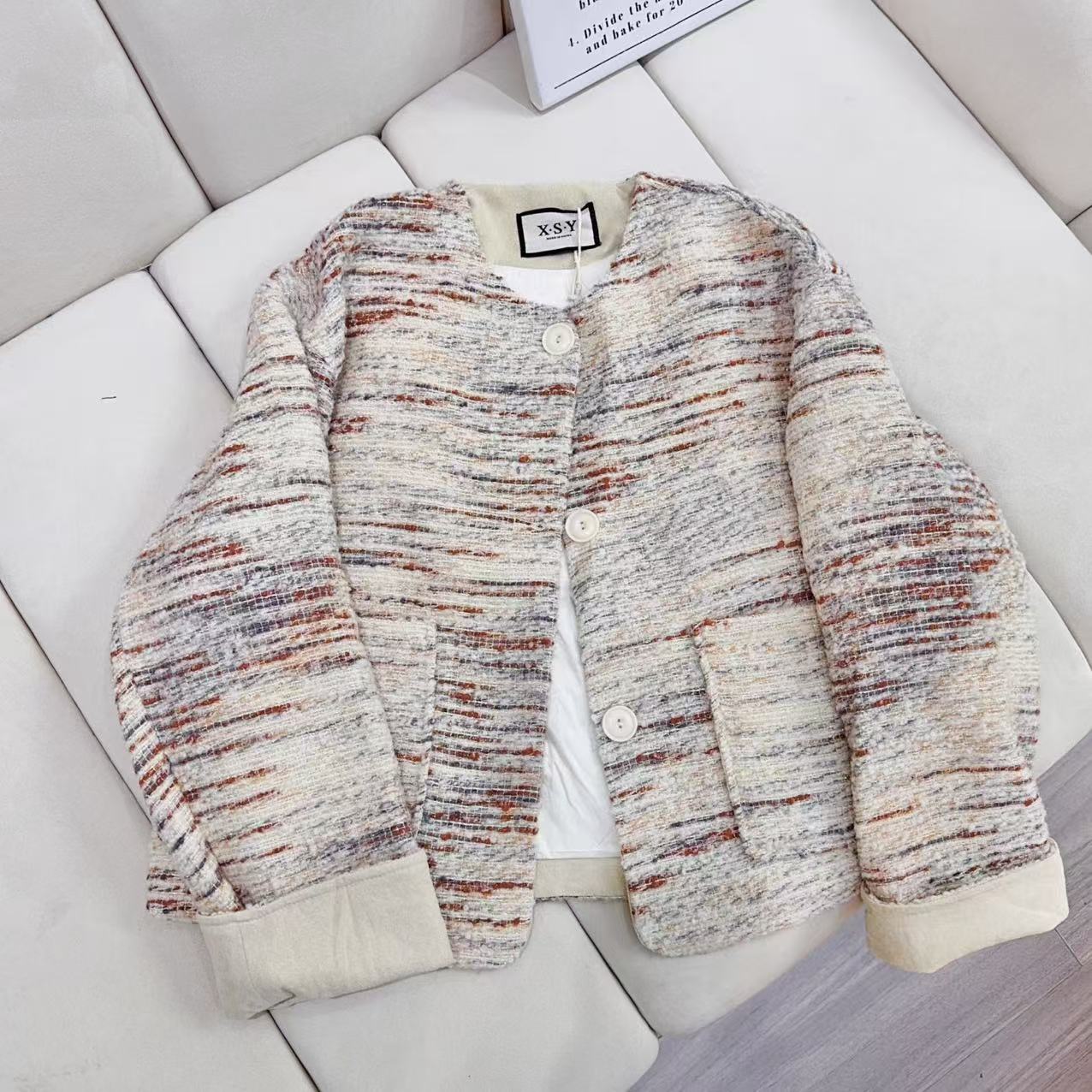 TY/-羊毛保暖90白鸭羽绒外套*Jd 22509