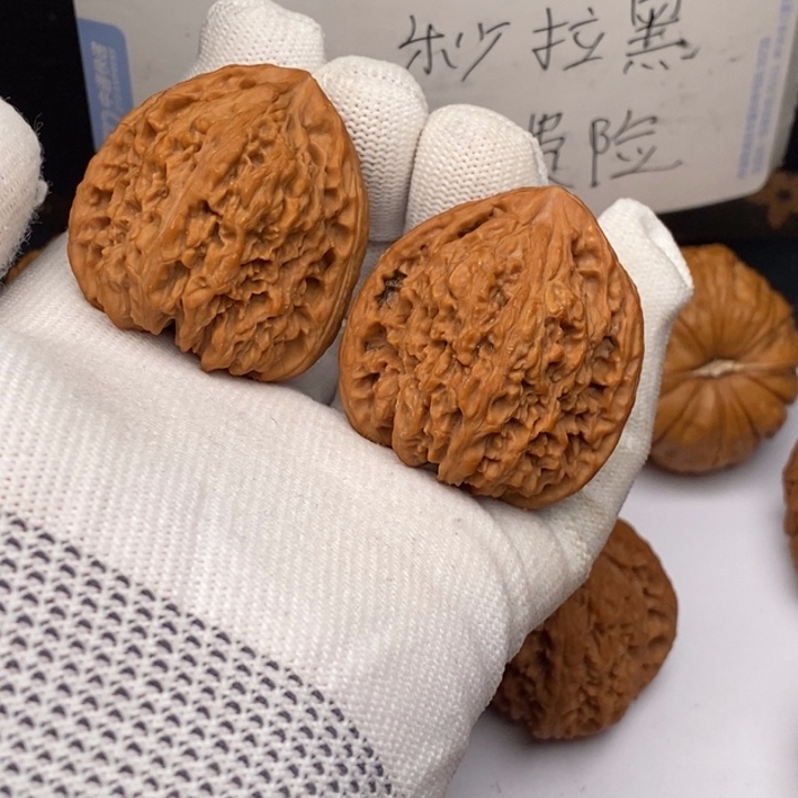 把件文玩核桃三角南疆石40