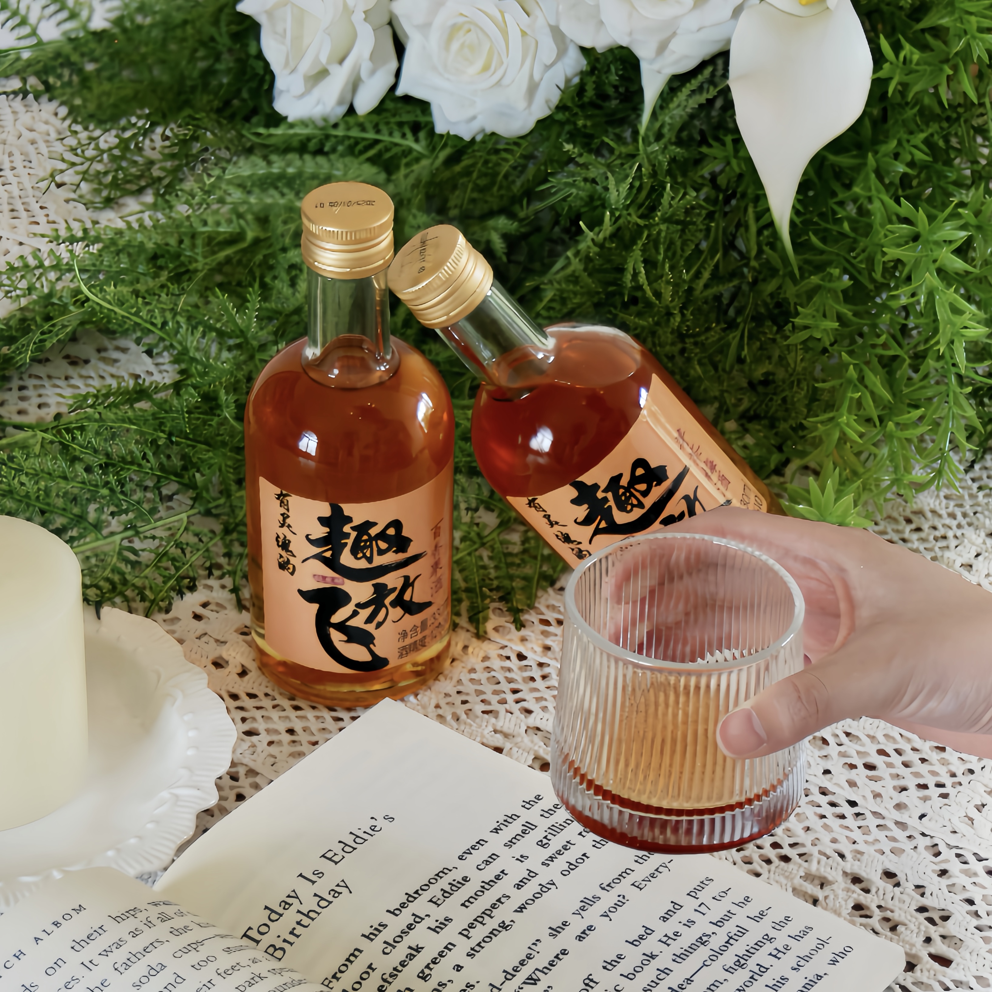 趣放飞 · 芽茶梅酒花果酒12度330ml鲜果发酵微醺低度果酒青梅酒