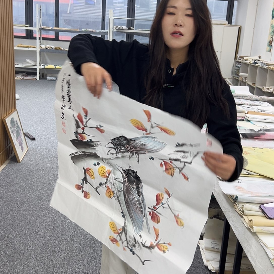 国画国画作品纯手工