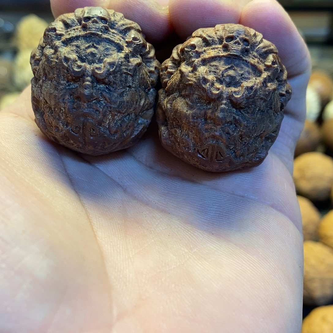 吊坠金刚菩提金刚雕刻大黑天