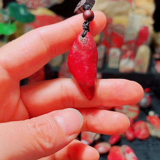 昌化鸡血石疯****马昌化鸡血石