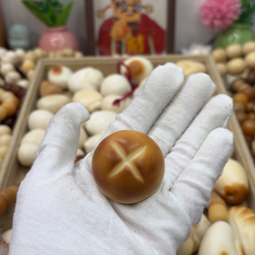 吊坠菩提根/象牙果牙果香菇把件031