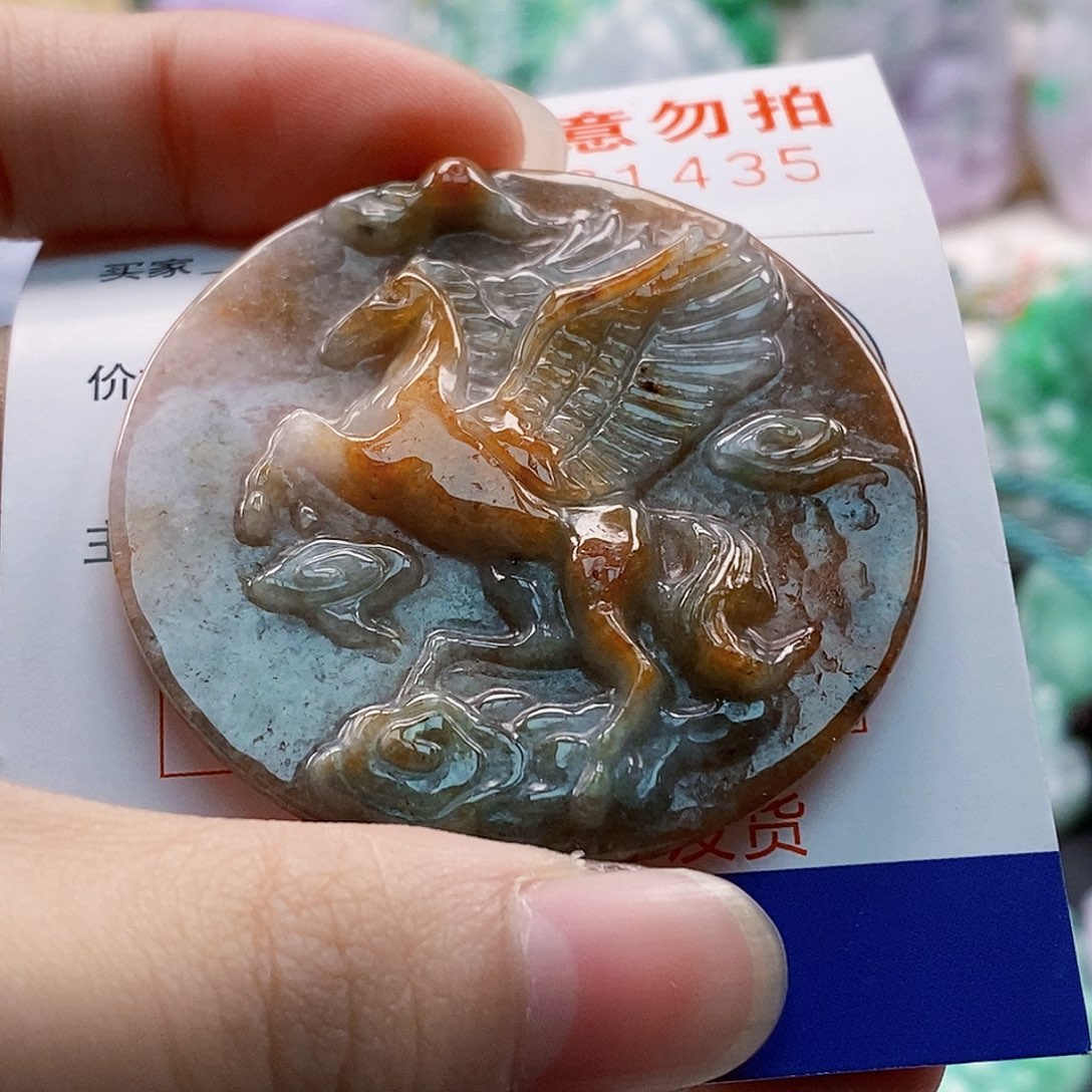 吊坠(不含链)未镶嵌翡翠