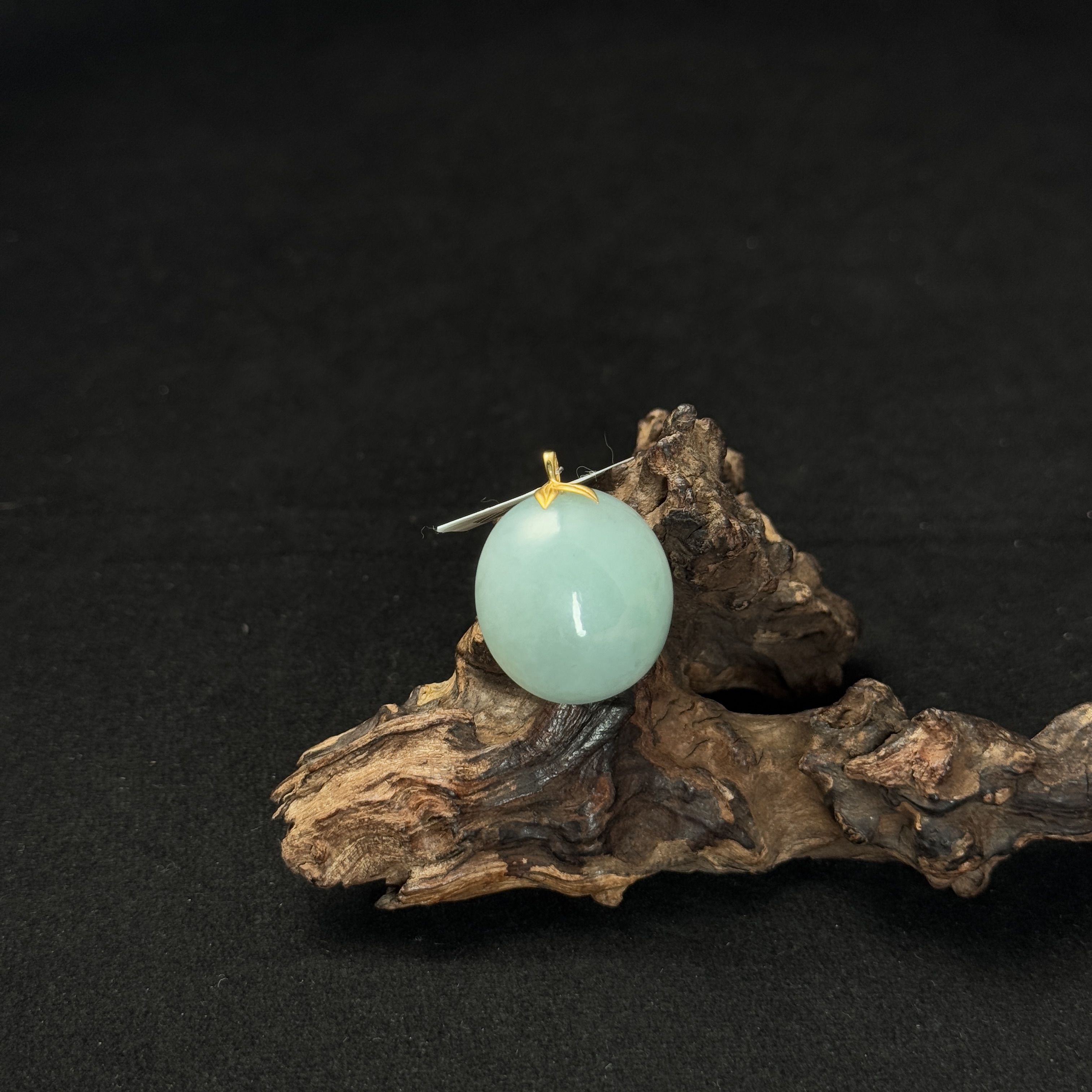 【诚翠拍品第九十五期午】翡翠37吊坠FLQ30031金