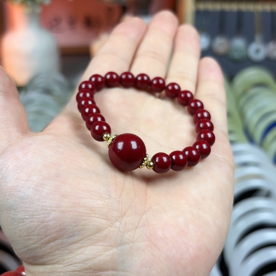 透闪石质玉手链未镶嵌