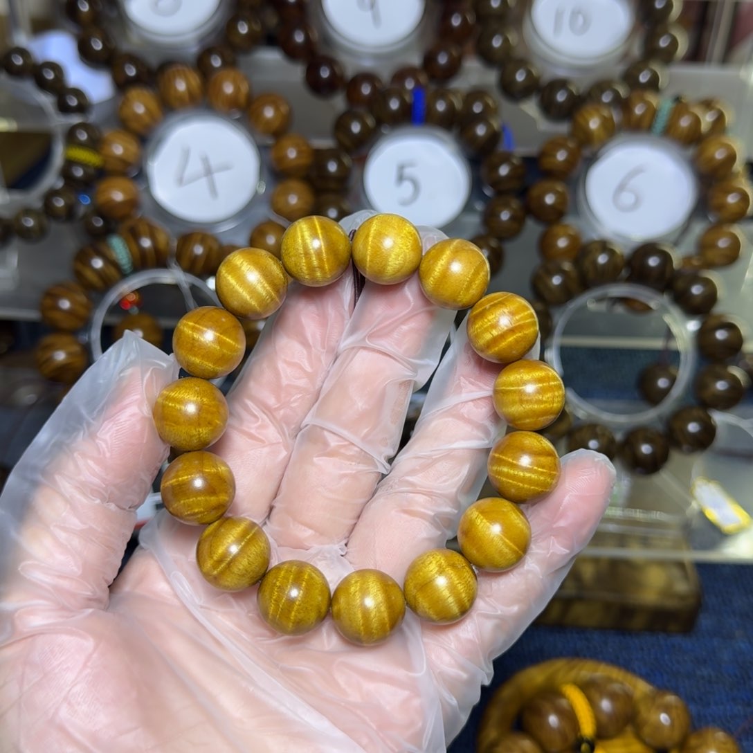 金丝楠手串/手链金丝楠木1.5