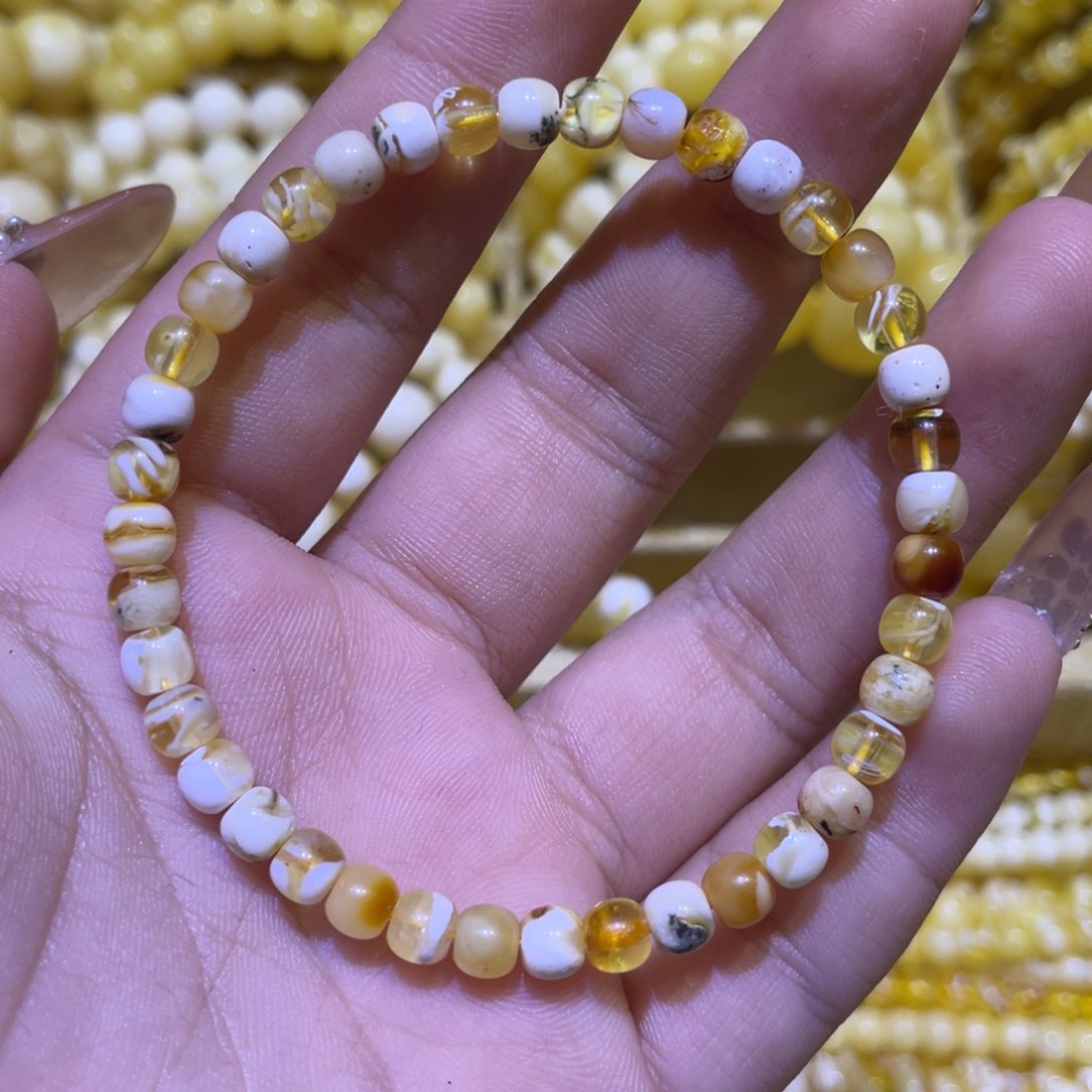 手绳琥珀未镶嵌5m