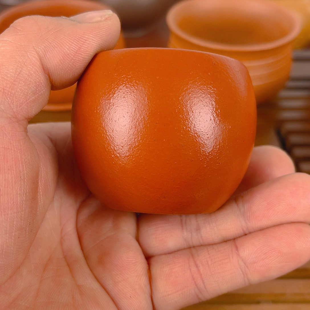 紫砂茶杯紫砂小客杯60cc