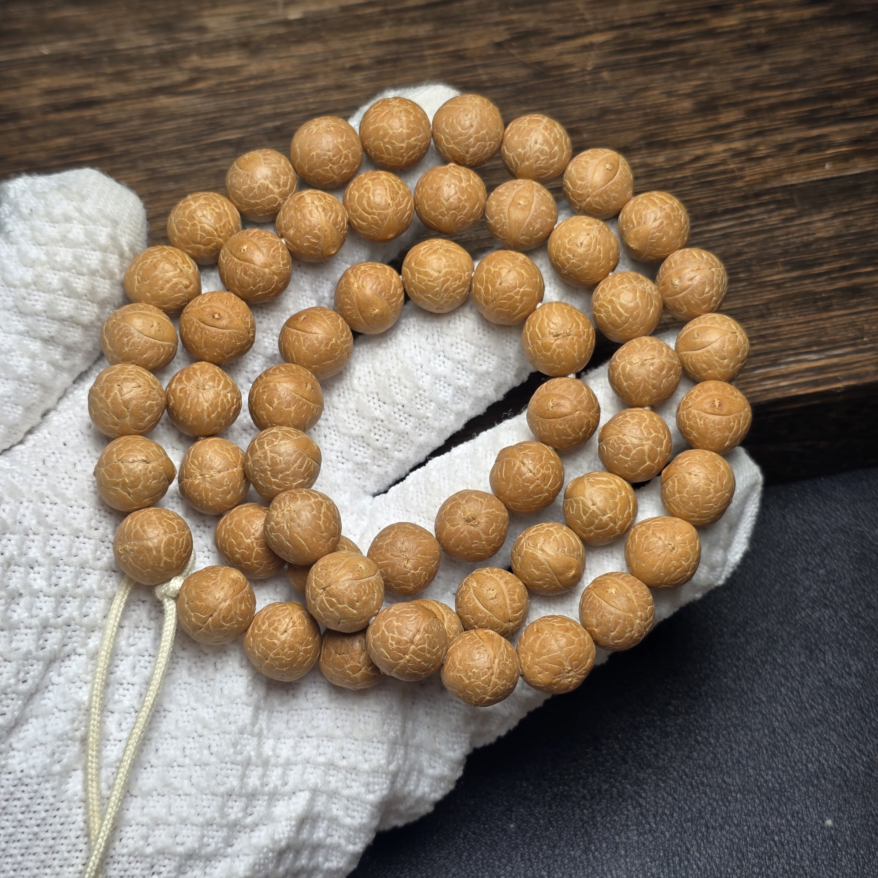 尼泊尔凤眼菩提-半挂54颗系列-尺寸12-货号b10