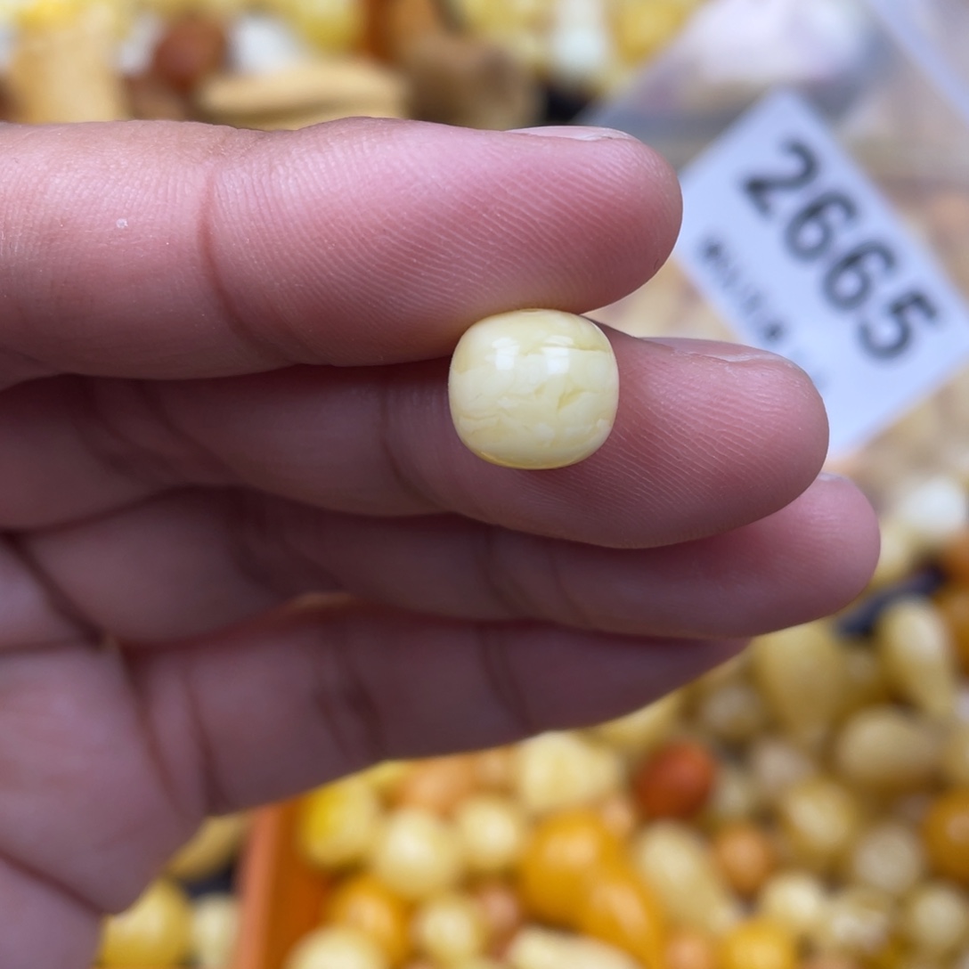 蜜蜡珠宝奇石未镶嵌10x9 浓蜡