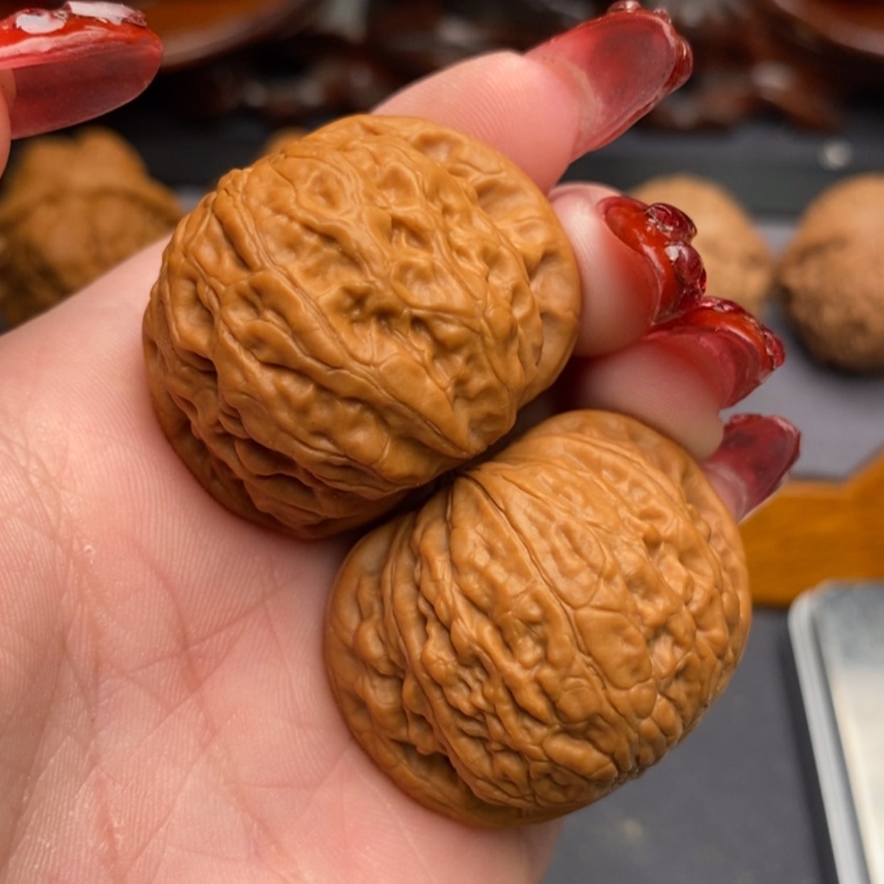 【闪购商品】文玩核桃吊坠铁锤36