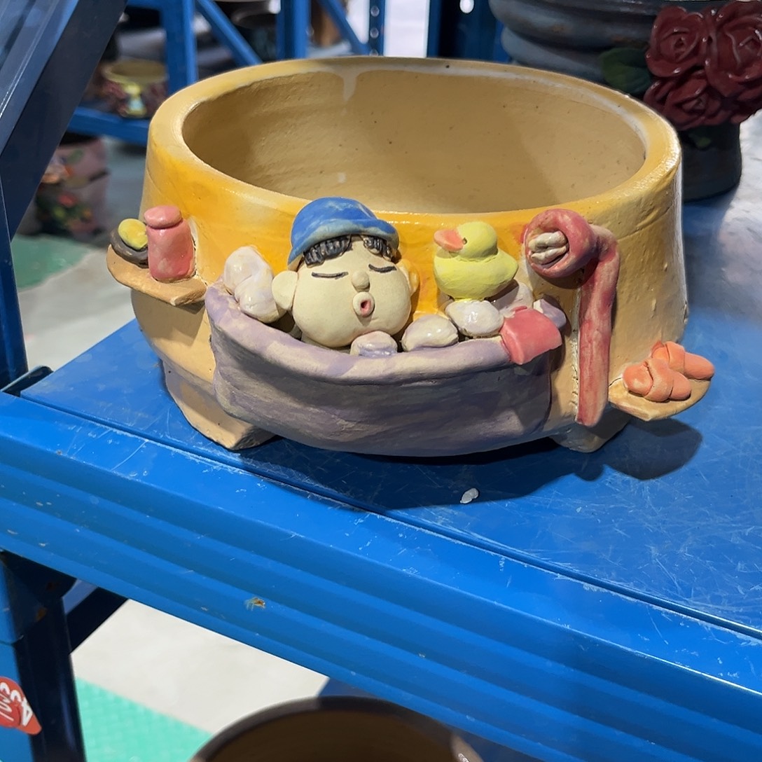 微瑕3 号陶然花器手工花盆
