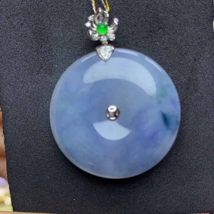 翡翠手链18K金镶嵌翡翠