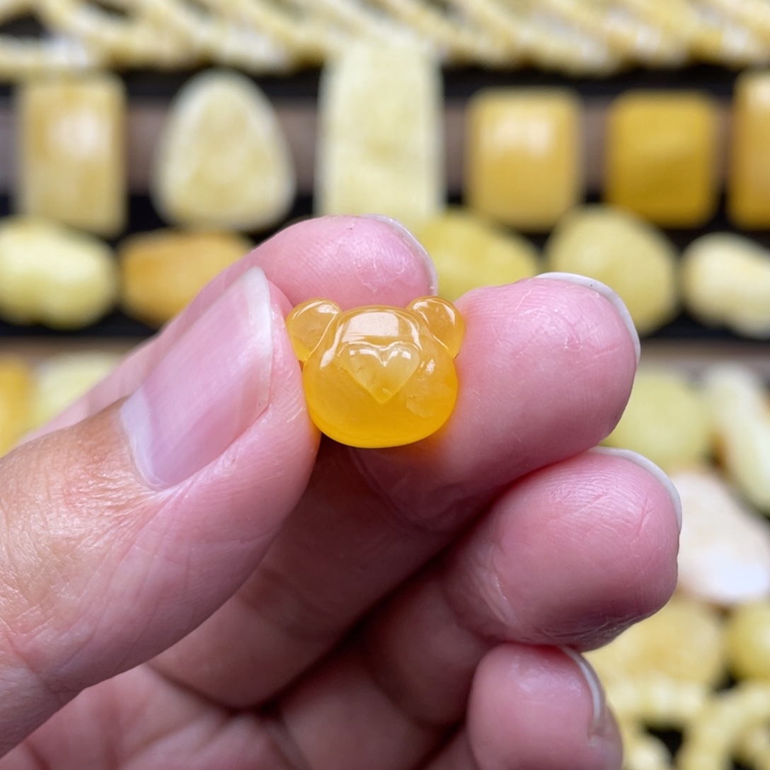 琥珀未镶嵌裸石琥珀蜜蜡